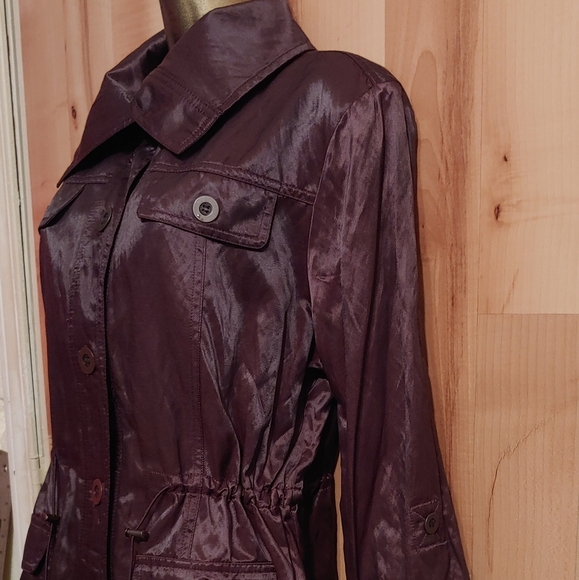 Ruby Rd Womens L (14) Brown Metallic Jacket - Picture 3 of 6